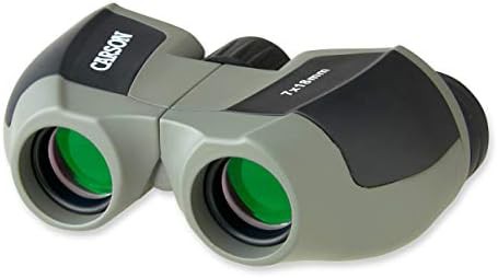 Ultra compact porro prism binoculars 7x18