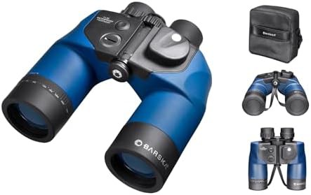 Marine deep sea binoculars with internal compass