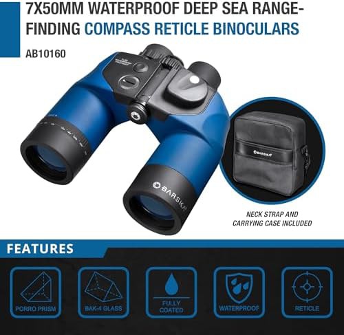 Marine deep sea binoculars with internal compass — photo 3