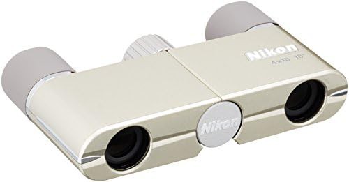 Champagne gold ultra compact binoculars 4x10