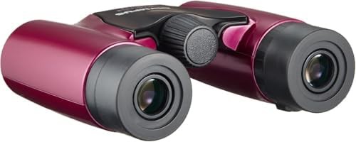 Metal magenta folding compact binoculars — photo 3