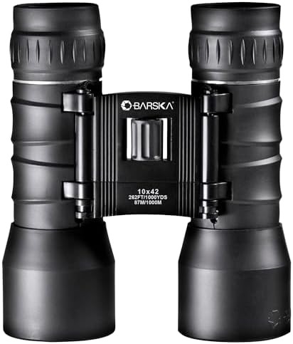 Black lucid view roof prism binoculars 10x42 — photo 4