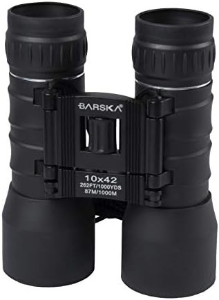 Black lucid view roof prism binoculars 10x42 — photo 5