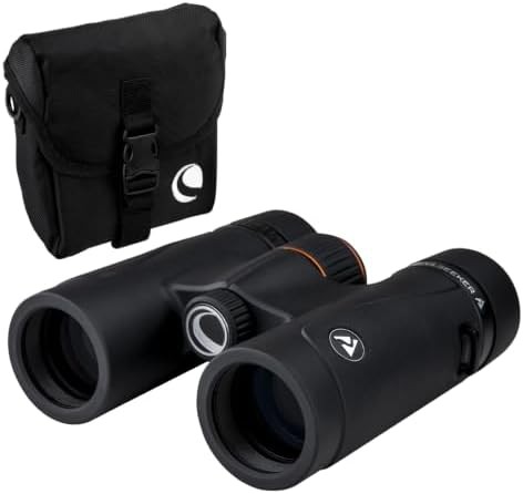 Compact 8x32 binoculars with dielectric coatings