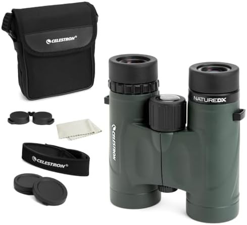 Compact 8x32 lightweight travel binoculars