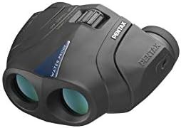 Black waterproof porro prism binoculars 10x25