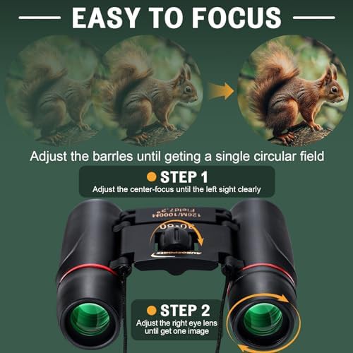 Mini compact travel binoculars 30x60 — photo 5