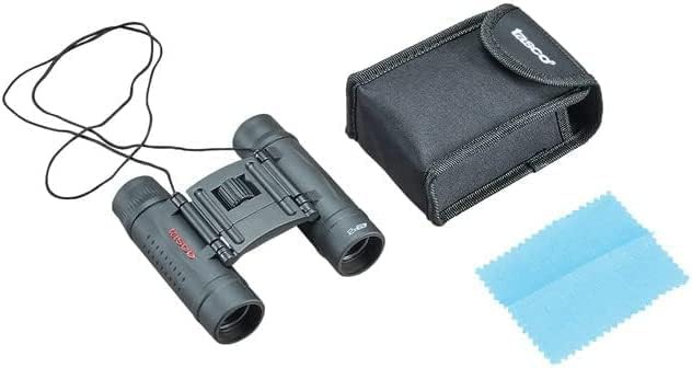 Compact black roof prism binoculars 12x25 — photo 3