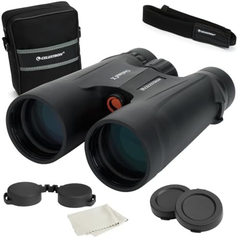 Outland roof prism binoculars with large lenses