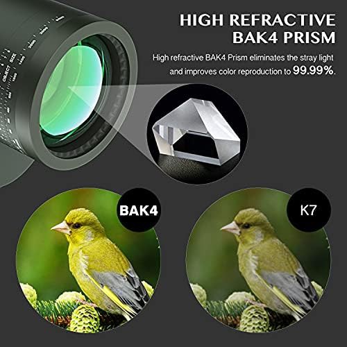 AOMEKIE 10x50 green waterproof marine binoculars — photo 4