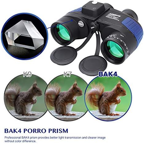 AOMEKIE 7x50 blue waterproof marine binoculars — photo 3