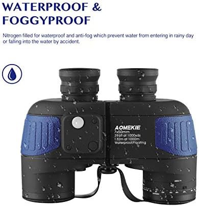 AOMEKIE 7x50 blue waterproof marine binoculars — photo 4