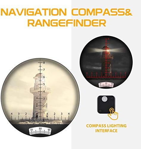 Marine navigation binoculars with internal compass — photo 4