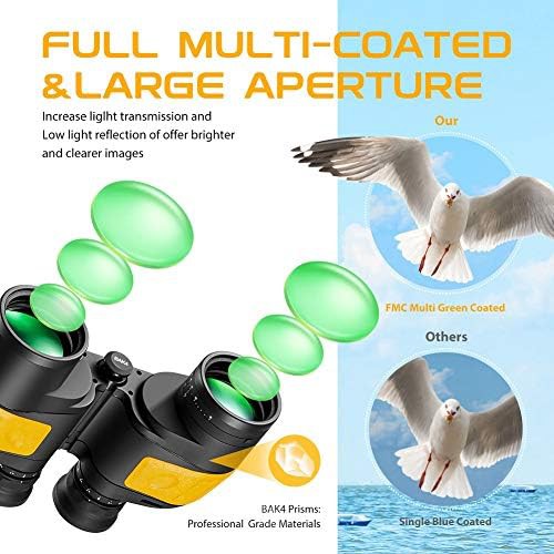 Marine navigation binoculars with internal compass — photo 5