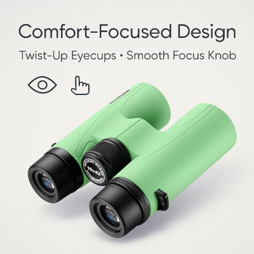 Pistachio green crush hunting binoculars 10x42 — photo 5