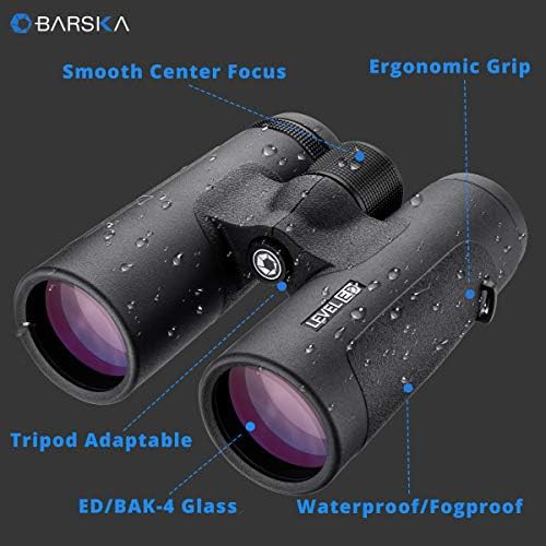 Waterproof level ed hiking binoculars 10x42 — photo 4