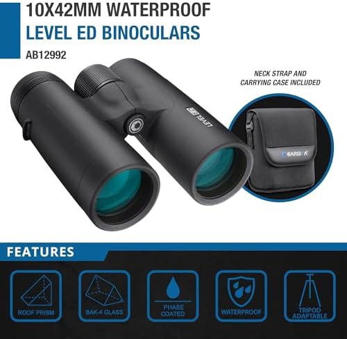 Waterproof level ed hiking binoculars 10x42 — photo 5