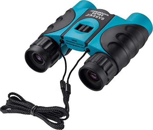 Blue waterproof compact binoculars 10x25 — photo 4