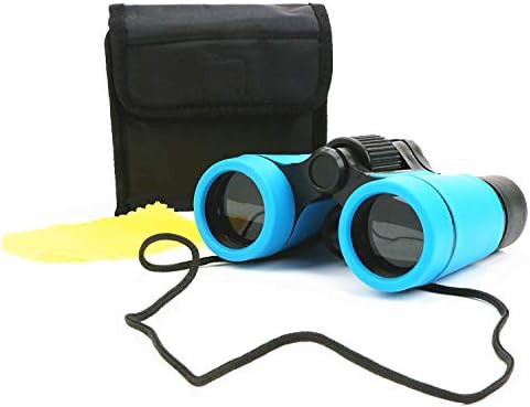Yellow toy binoculars set for children