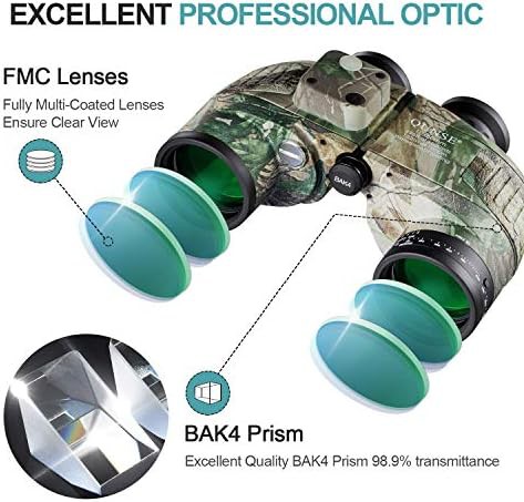Marine binoculars with rangefinder and compass — photo 3