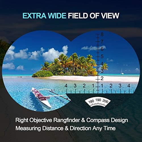 Marine binoculars with rangefinder and compass — photo 5