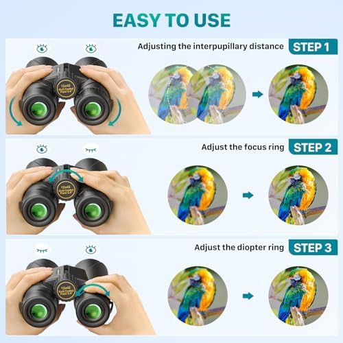Waterproof hiking binoculars with phone adapter — photo 4