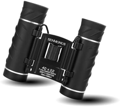 SENMONUS 40x22 pocket binoculars for travel