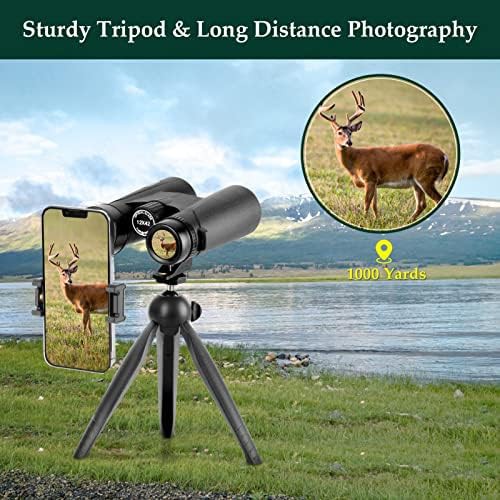 High powered binoculars with tripod adapter — photo 4