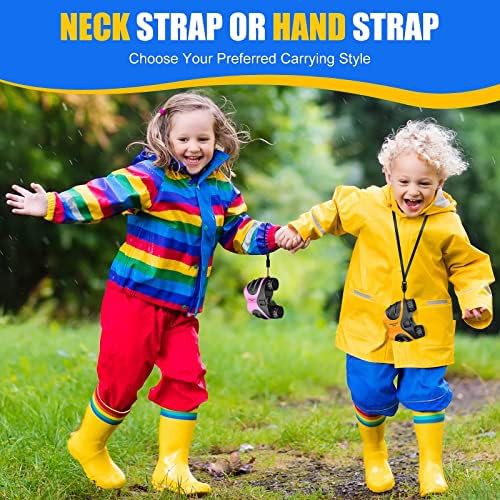 Orange compact waterproof binoculars for kids — photo 5
