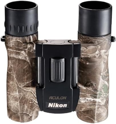 Camo pattern travel binoculars 10x25 — photo 5