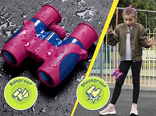Noptix kids bird watching pink binoculars — photo 5