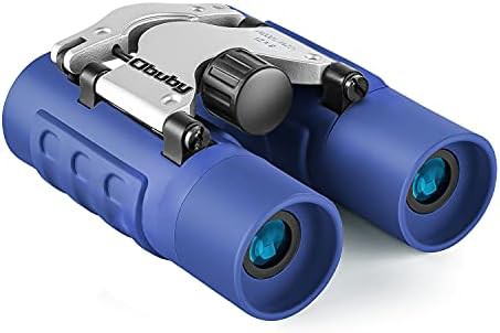 Blue folding shockproof binoculars for children