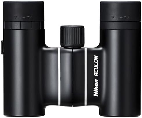 Compact black travel binoculars 10x21 — photo 3