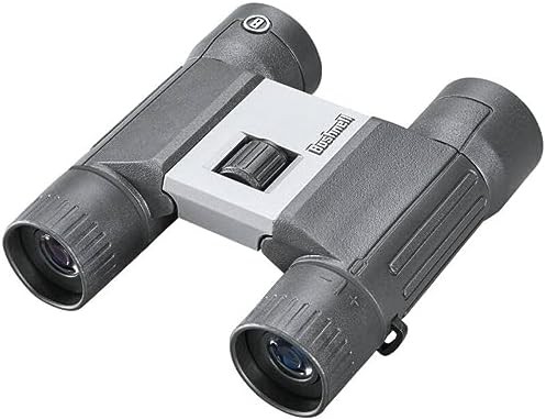 Small black 10x25 folding binoculars