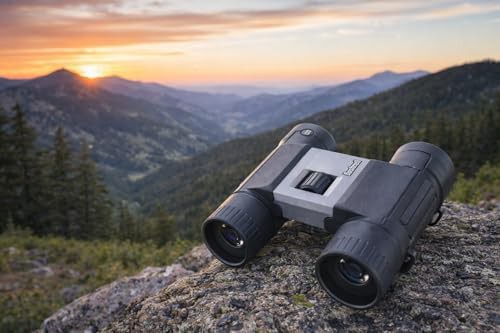 Small black 10x25 folding binoculars — photo 3