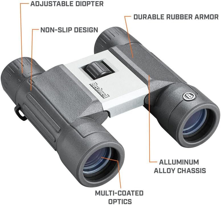 Small black 10x25 folding binoculars — photo 5