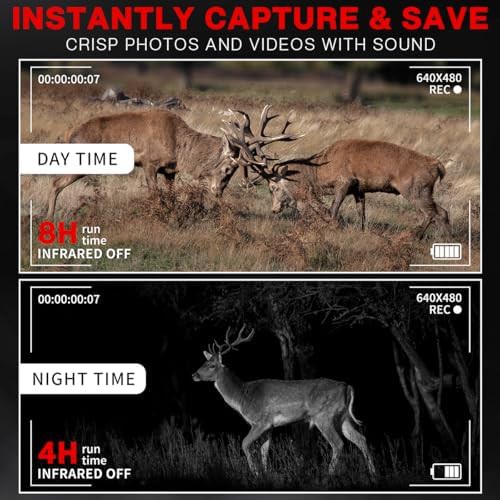 Digital infrared hunting goggles with case — photo 3