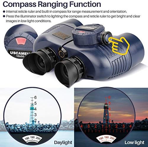 Marine waterproof binoculars with built-in compass — photo 4