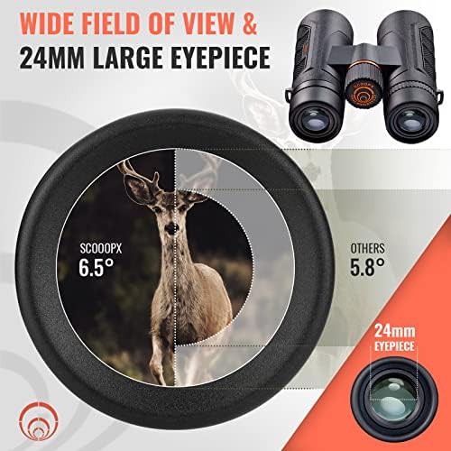 SCOOPX 10x42 ultra HD wide angle binoculars — photo 3