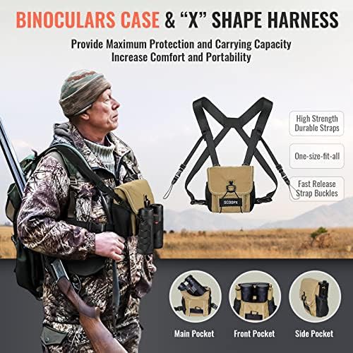SCOOPX 10x42 ultra HD wide angle binoculars — photo 4