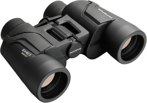 Black wide angle nature observation binoculars