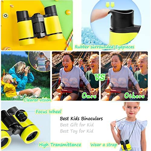 Kids binoculars with compass and whistle — photo 4