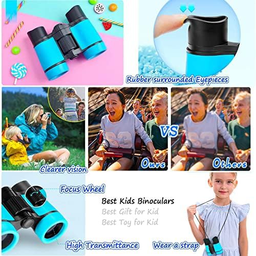Kids binoculars with compass and whistle — photo 4
