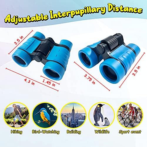 Blue bird watching binoculars for kids — photo 3