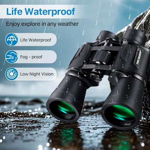 High power black birding binoculars — photo 4