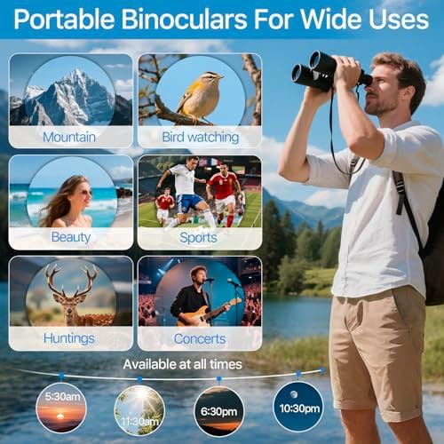 High power black birding binoculars — photo 5