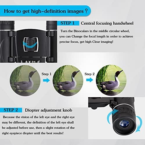 Mini compact binoculars with eight magnification — photo 3