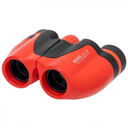 Red compact binoculars for live concerts