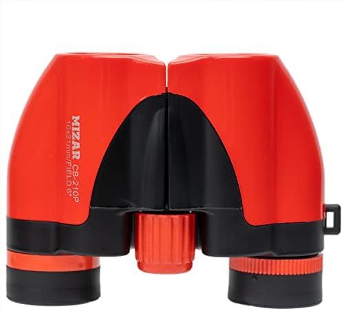 Red compact binoculars for live concerts — photo 3