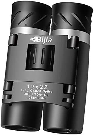 Mini hunting binoculars with coated optics